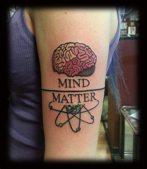 Mind over matter tattoo wrist wristtattoo 
