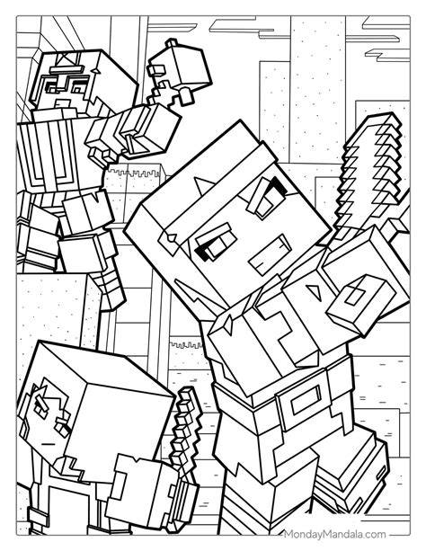 Mine Craft Coloring Pages