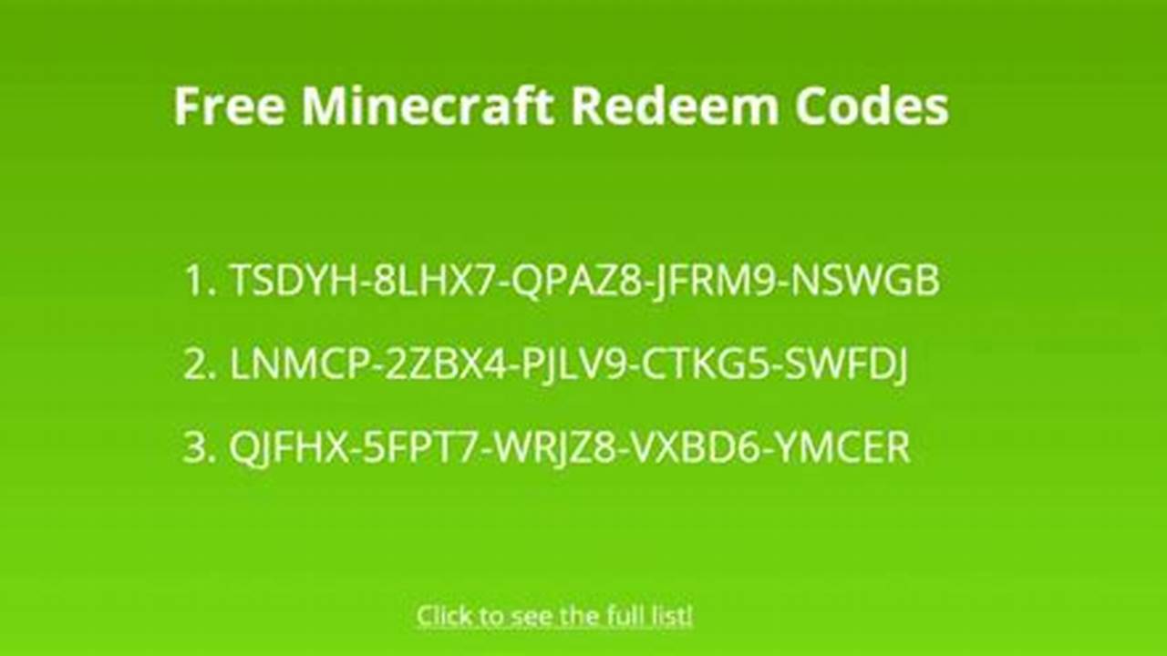 Minecraft Java Edition Redeem Code Free 2024