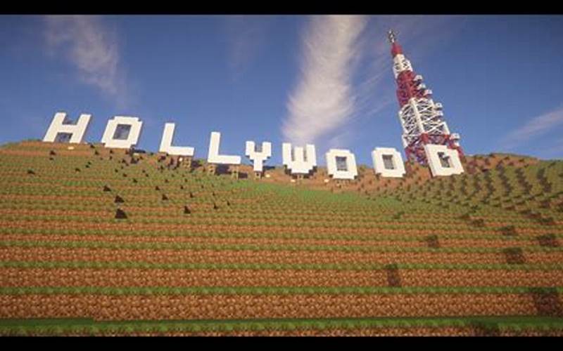 Minecraft Los Angeles Map - Hollywood