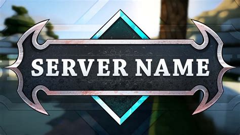 Minecraft Server Logo Template
