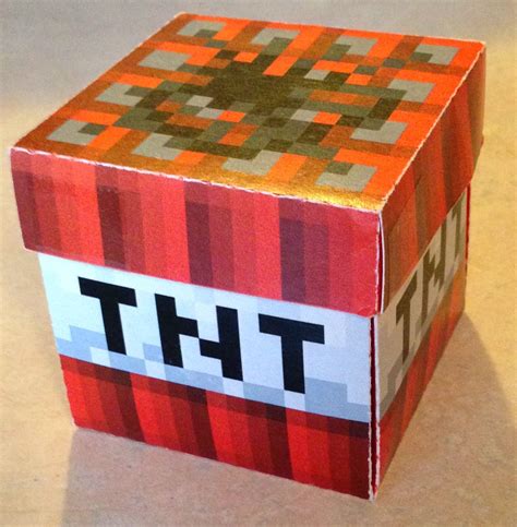 Minecraft Tnt Box Printable