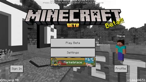 Minecraft: Bedrock Edition Beta