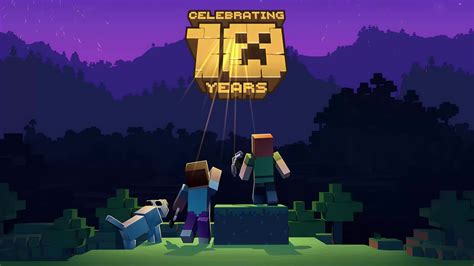 Minecraft 10 Years Wallpaper