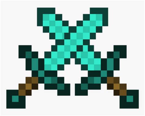 Minecraft 2 Diamond Swords