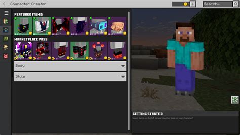 Minecraft Bedrock Character Creator