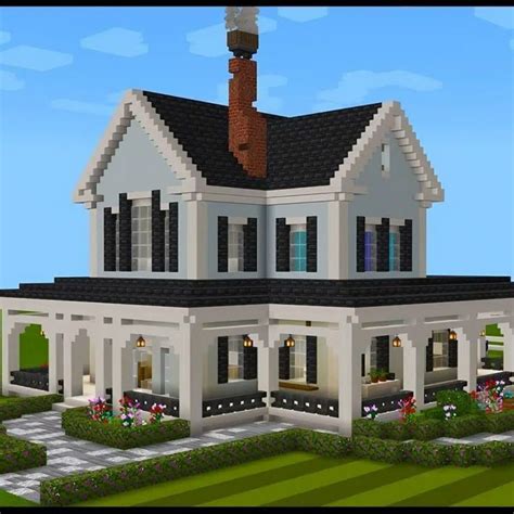 Minecraft Big White House