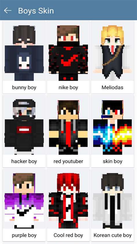 Minecraft Boy Characters