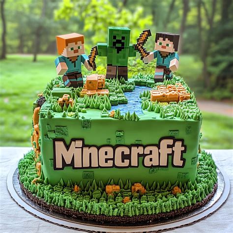 Minecraft Cake Image