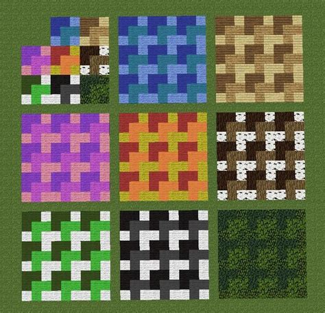 Minecraft Carpet Patterns