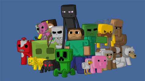 Minecraft Character Background