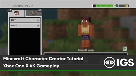 Minecraft Character Creator Xbox One