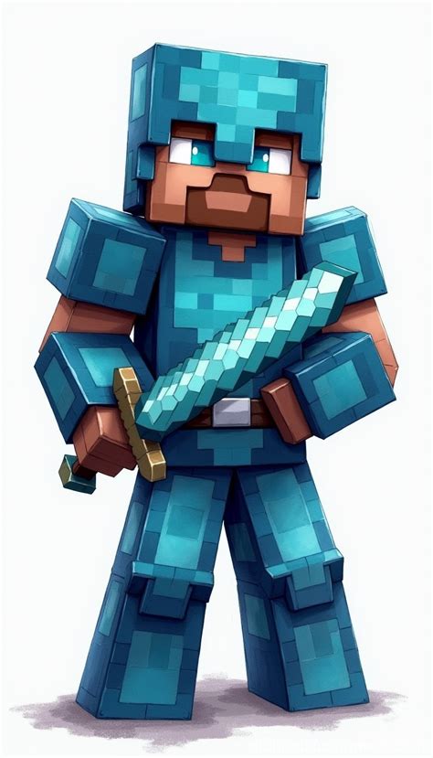Minecraft Character Diamond Armor