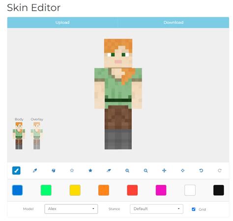 Minecraft Character Editor