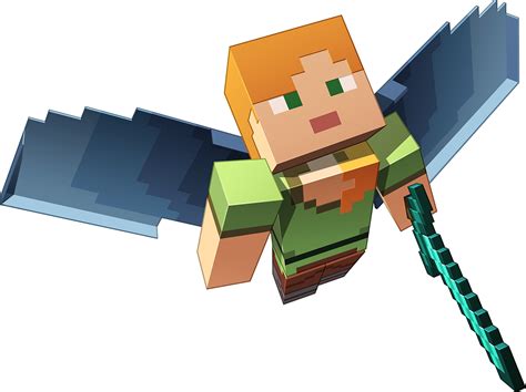Minecraft Character Flying
