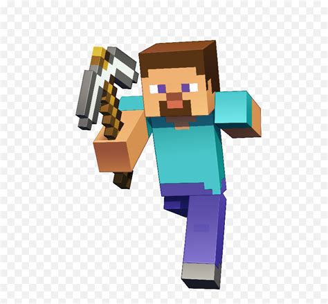 Minecraft Character Holding Pickaxe