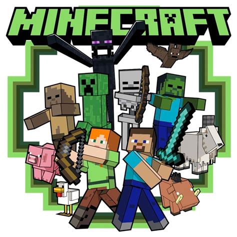 Minecraft Character Logo