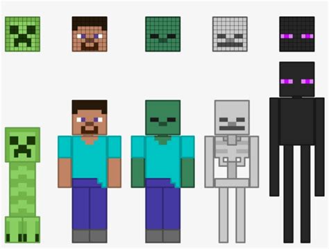 Minecraft Character Printables