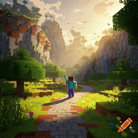 Minecraft Character Walking