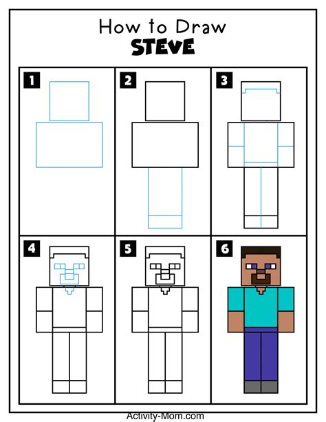 Minecraft Characters Drawings