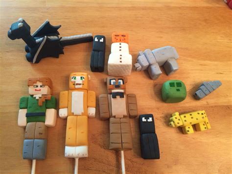 Minecraft Characters Fondant