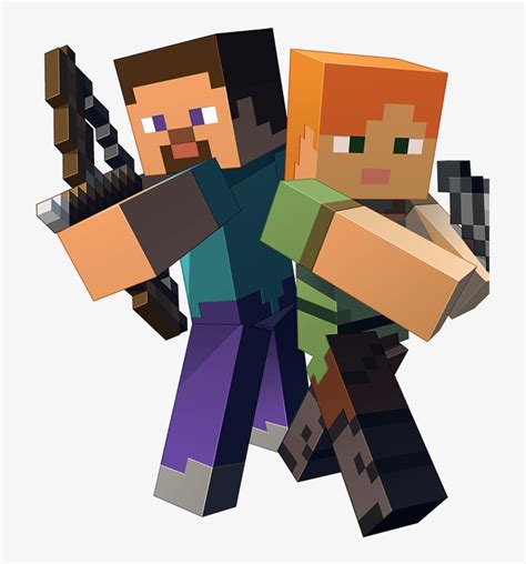 Minecraft Characters Steve And Alex