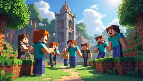 Minecraft Characters Together