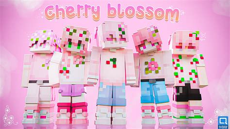 Unleash Your Inner Creativity with Minecraft Cherry Blossom Skin - A Stunning Floral Fantasy for Gamers!