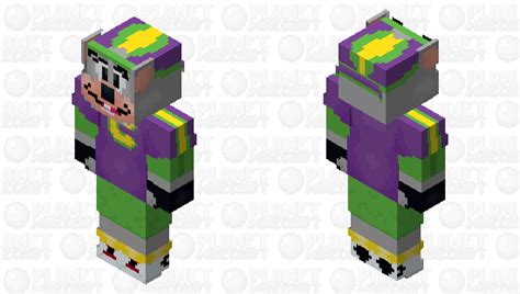 Level up your Minecraft game with our Chuck E Cheese skin - A cheese-tastic fun experience!