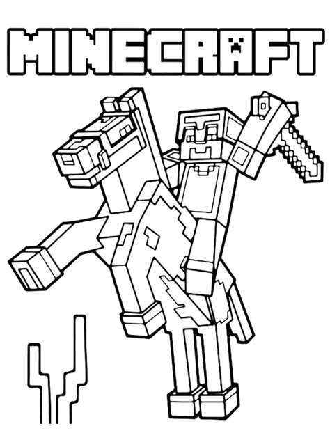 Minecraft Coloriage à Imprimer