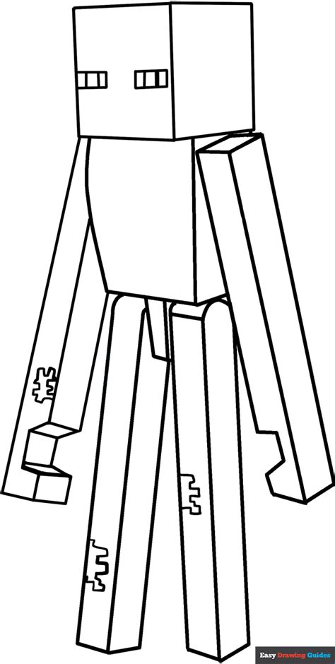 Minecraft Coloring Pages Enderman