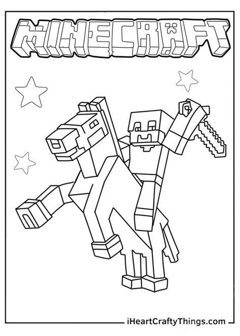 Minecraft Coloring Pages for Kids