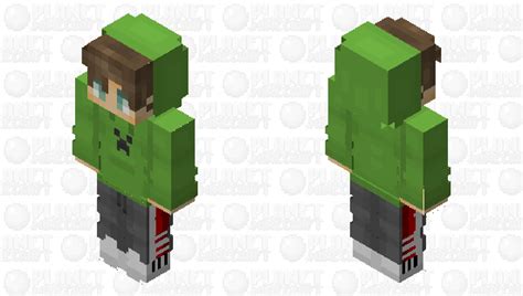 Unleash Your Inner Gamer with the Eye-Catching Minecraft Creeper Hoodie Skin