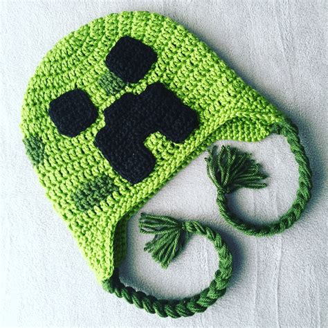Minecraft Crochet Hat