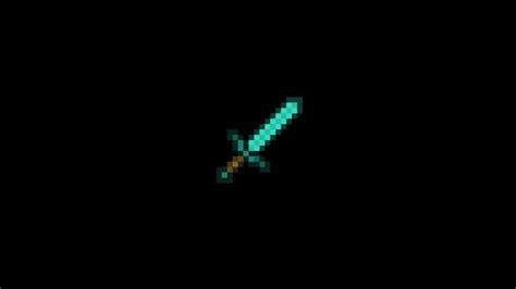 Minecraft Diamond Sword 3d