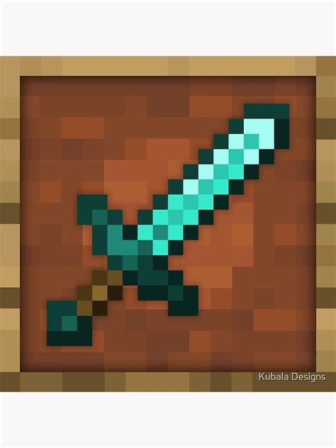 Minecraft Diamond Sword Banner