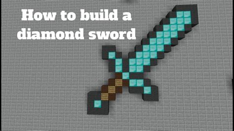 Minecraft Diamond Sword Build