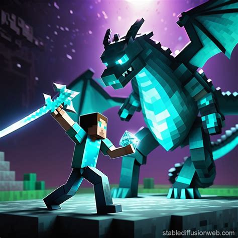 Minecraft Diamond Sword In Hand