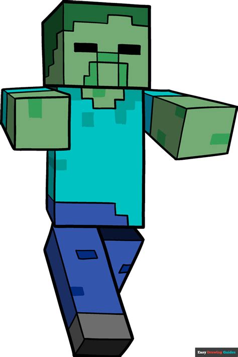 Minecraft Drawing Zombie