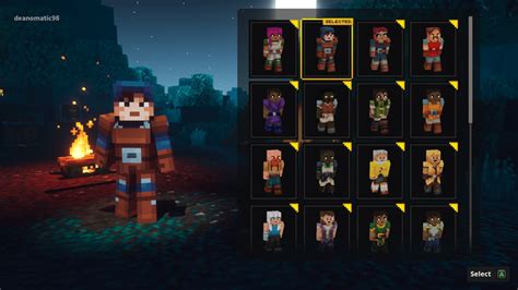 Minecraft Dungeons Characters