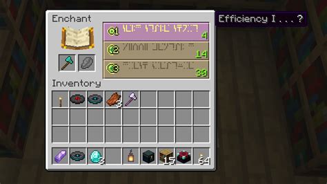 Minecraft Enchanting Table Characters