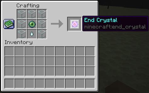 Minecraft End Crystal Recipe