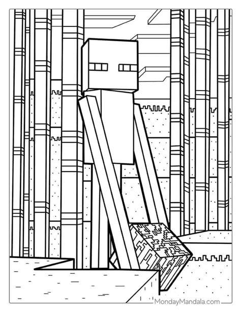 Minecraft Enderman Coloring Pages