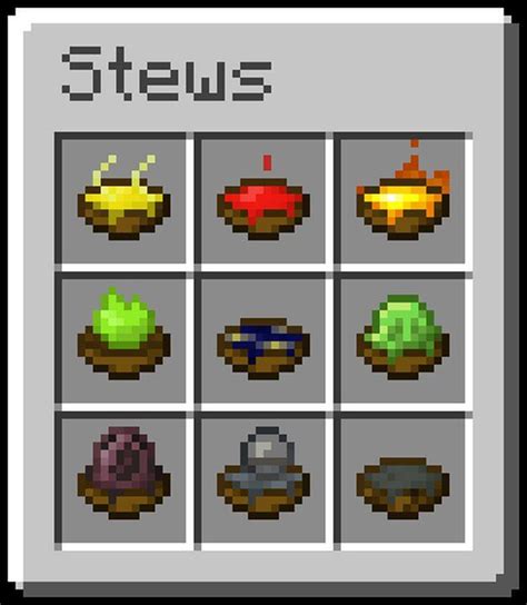 Minecraft Enjoy Stew