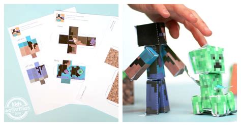 Minecraft Folding Characters