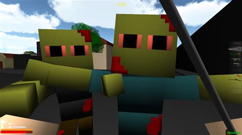 Minecraft Games Zumbi Blocks