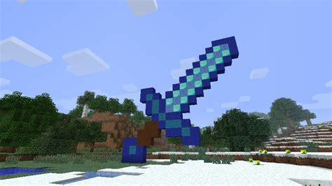 Minecraft Giant Diamond Sword