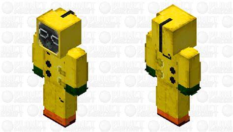 Unleash Your Inner Chemist with Minecraft Hazmat Suit Skin - The Ultimate Protection for Your Crafty Adventures!