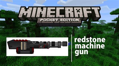 Minecraft How To Make A Gun In Pocket Edition