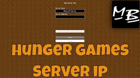 Minecraft Hunger Games Ip